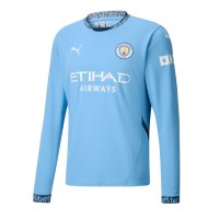 Maglie da calcio Manchester City Prima Maglia 2024-25 Manica Lunga